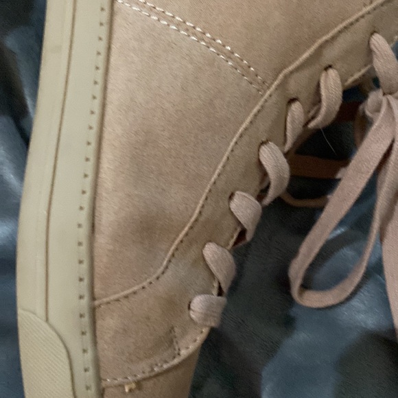 Blush color lace up boots - Picture 11 of 15